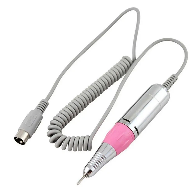 Фрезер для манікюру Nail Drill DM-202 на 65 Вт, 35000 об/хв рожевий - изображение 4