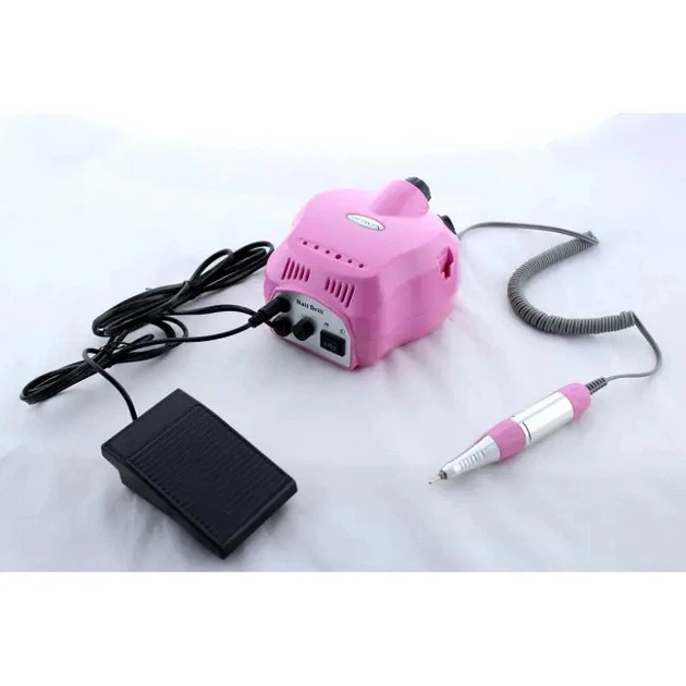 Фрезер для манікюру Nail Drill DM-202 на 65 Вт, 35000 об/хв рожевий - изображение 5