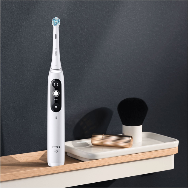 Elektryczna szczoteczka do zębów Oral-B iO Series 7S Biała + Brush Head + TC (613116) - obraz 4