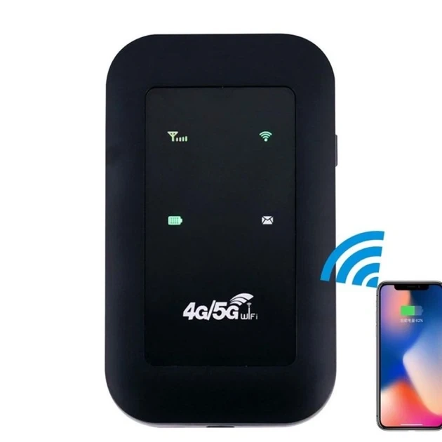 Портативний модем 4G LTE з Wi-Fi MF800-5 150Mbps для прийому та роздачі інтернету з LED індикатором - зображення 2