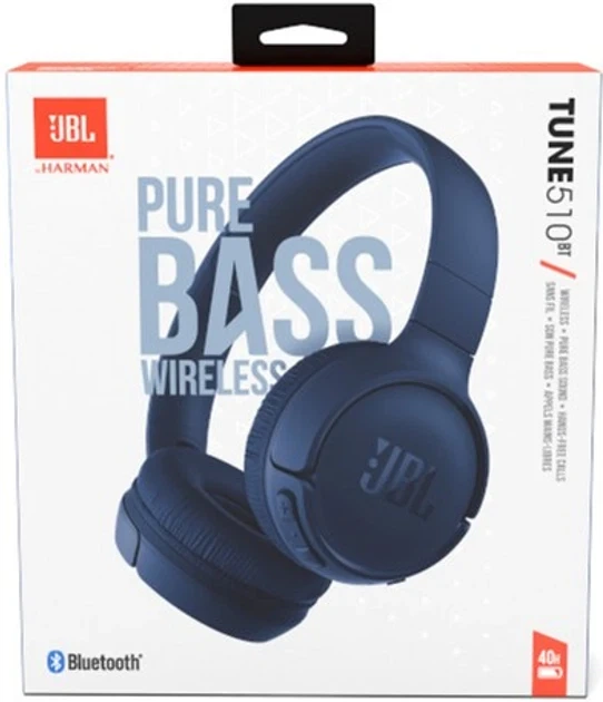 Беспроводные наушники JBL Tune 510BT Blue (JBLT510BTBLU) - изображение 3