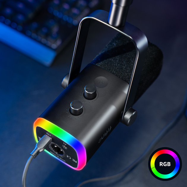Mikrofon dynamiczny Fifine AM8T USB/XLR (4820216974447) - obraz 4