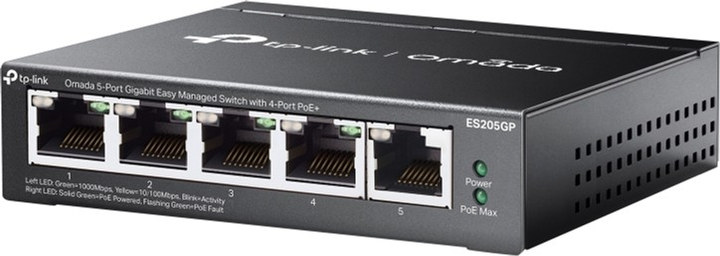 Przełącznik TP-LINK Omada ES205GP - obraz 2