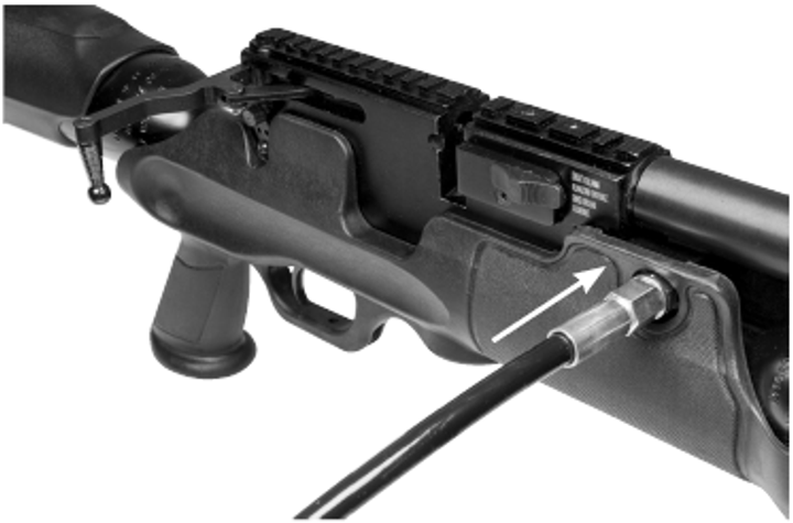 Пневматическая винтовка Hatsan Hercules предварительная накачка 396 м/с - изображение 2