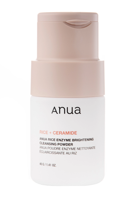 Энзимная пудра для лица ANUA Rice Enzyme Brightening Cleansing Powder, 40 г - Фото 1 Энзимная пудра для лица ANUA Rice Enzyme Brightening Cleansing Powder, 40 г - изображение 1