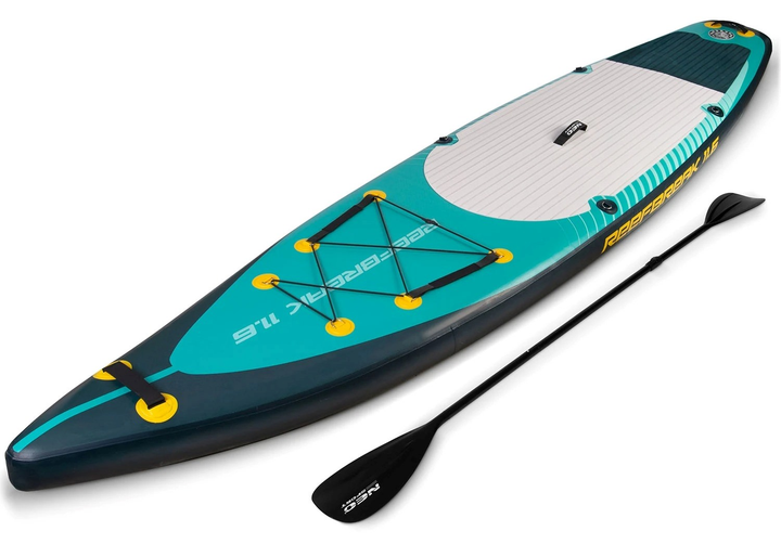 Nadmuchiwana deska SUP Neo Sport Reefbreak 350 x 81 x 15 cm z wiosłem, pompką i torbą do przechowywania 170303 (5903890626976) - obraz 1