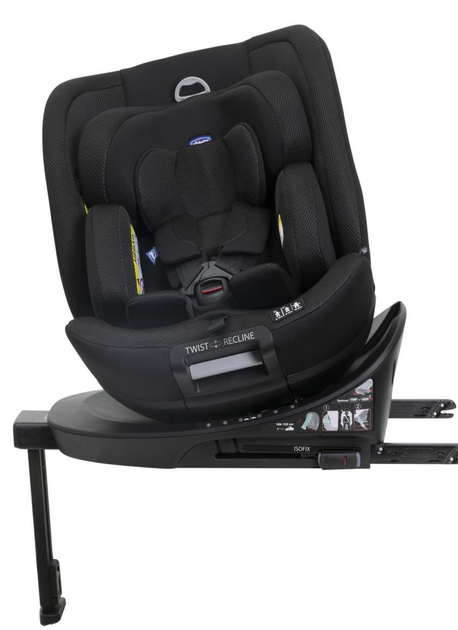 Автокрісло для дітей Chicco Everone I-SIZE 40-150 см Чорне (8058664181100) - зображення 2