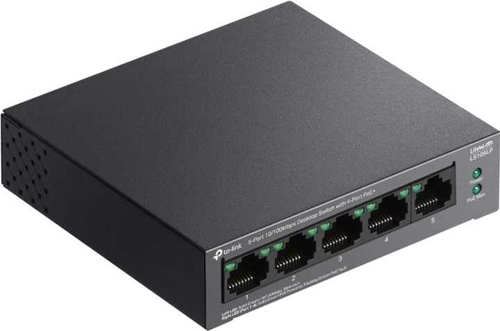 Комутатор TP-LINK LS105LP - зображення 3