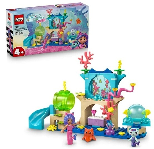 Zestaw klocków LEGO Gabby's Dollhouse Podwodna przygoda syrenki Gabi 103 elementy 11204 (5702017813455) - obraz 2