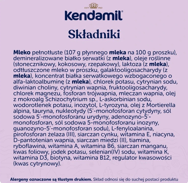 Молочна суха суміш Kendamil Premium Box 1 DHA+ 600 г (5056000506542) - зображення 3