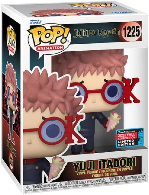 Фігурка Funko POP! JUJUTSU KAISEN Yuji Itadori with Glasses