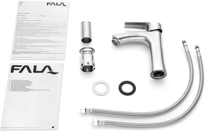 Bateria umywalkowa Fala Steely 3 (75803) - obraz 2