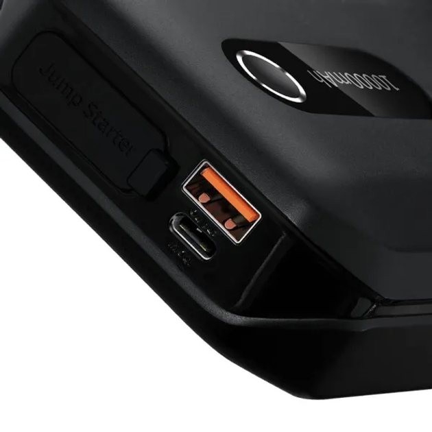 Jump-стартер - Baseus Super Energy AirCar Jump Starter 10000 mAh 1000A Black CGNL020101 - изображение 5