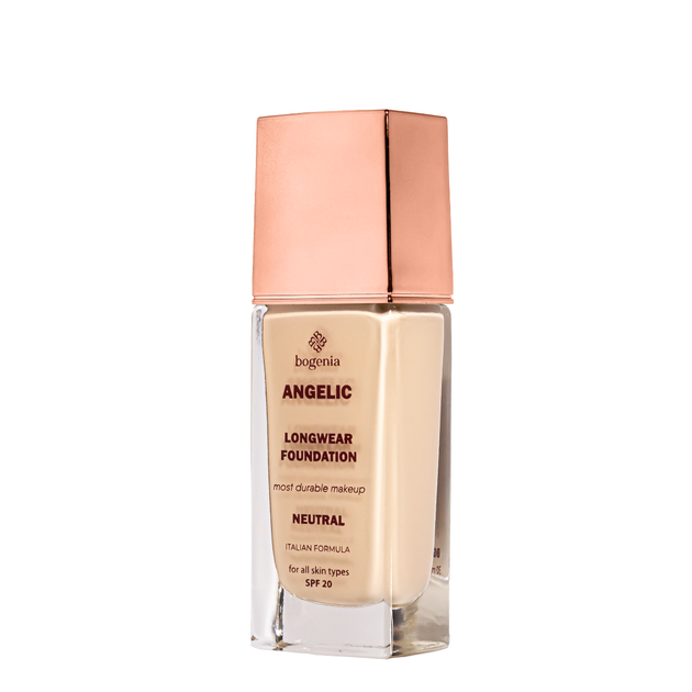 Стойкая тональная база для лица Bogenia Angelic Longwear Foundation BG605 30 мл, 003 Neutral - Фото 3 Стойкая тональная база для лица Bogenia Angelic Longwear Foundation BG605 30 мл, 003 Neutral - изображение 3