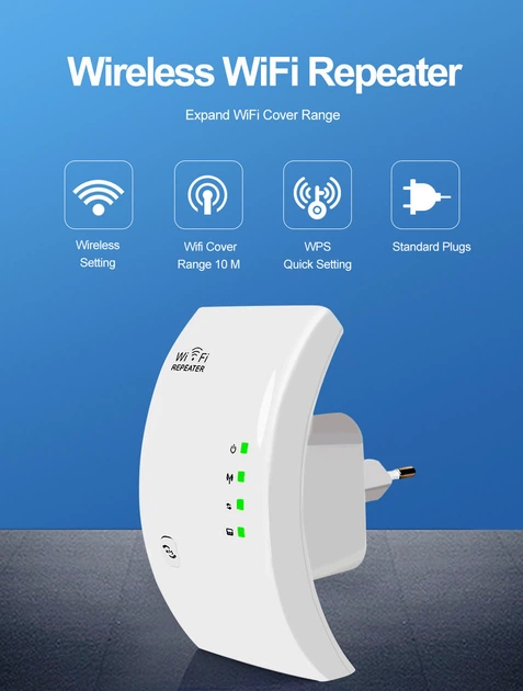 Підсилювач Wi-Fi сигналу Pix-Link WR01 з підтримкою WPS та режимами Repeater/AP, до 300 Мбіт/с White - Фото 6 Підсилювач Wi-Fi сигналу Pix-Link WR01 з підтримкою WPS та режимами Repeater/AP, до 300 Мбіт/с White - изображение 6