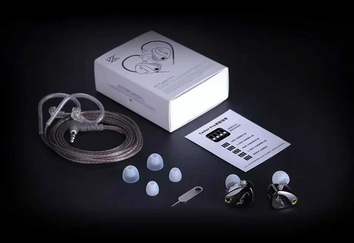 KZ Castor Bass Pro (No Mic, Tuning Switches) – In-Ear Monitor навушники з подвійними динамічними драйверами і перемикачами налаштування для Hi-Fi звуку з потужним басом - зображення 3