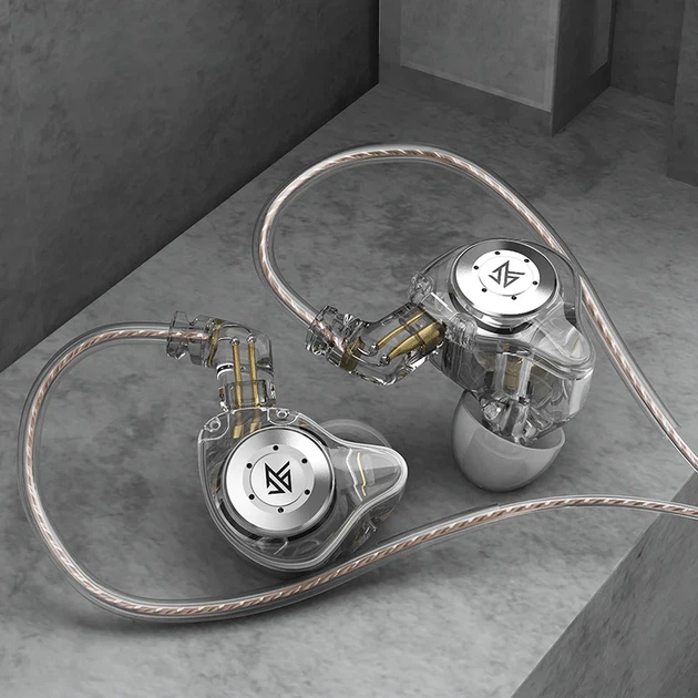 KZ EDX PRO (No Micro, Crystal) – In-Ear Monitor навушники для Hi-Fi звуку високої роздільної здатності - зображення 4