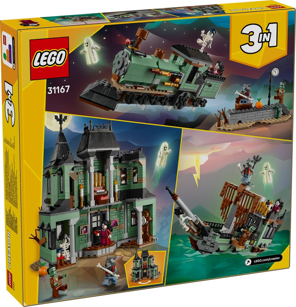 Конструктор LEGO Creator Особняк з привидами 736 деталей 31167 (5702017822426) - зображення 4