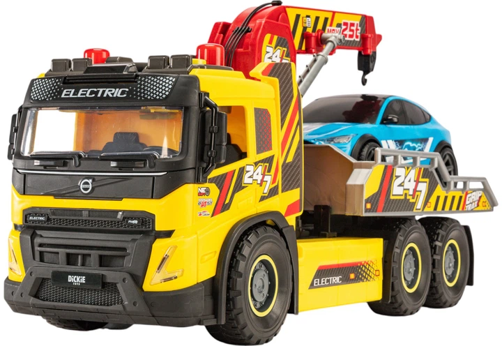 Ігровий набір Dickie Toys Евакуатор Volvo з машинкою зі звуковим та світловим ефектом 55 см (3749039) (4006333093449) - зображення 2
