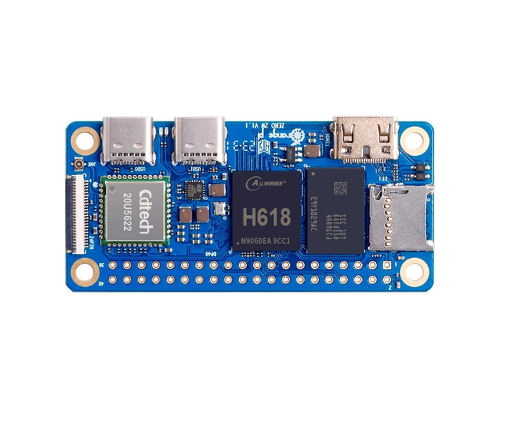 Одноплатный ПК Orange Pi Zero 2W 2GB RAM Allwinner H618 WiFi Bluetooth HDMI для IoT, DIY-проектов - изображение 2