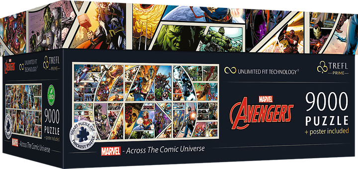 Пазлы Trefl Prime UFT Marvel The Avengers Heroes 9000 элементов (5900511810226) - изображение 2