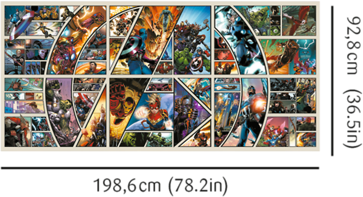 Пазлы Trefl Prime UFT Marvel The Avengers Heroes 9000 элементов (5900511810226) - изображение 5