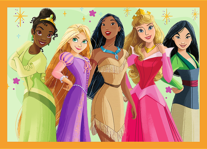 Пазли 4 in 1 Trefl Disney Princess Казкові історії 35+48+54+70 елементів (5900511346510) - Фото 5 Пазли 4 in 1 Trefl Disney Princess Казкові історії 35+48+54+70 елементів (5900511346510) - изображение 5