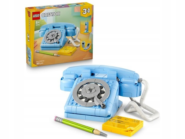 Zestaw klocków LEGO Creator Telefon w stylu retro 383 elementy 31174 (5702017879963) - obraz 2
