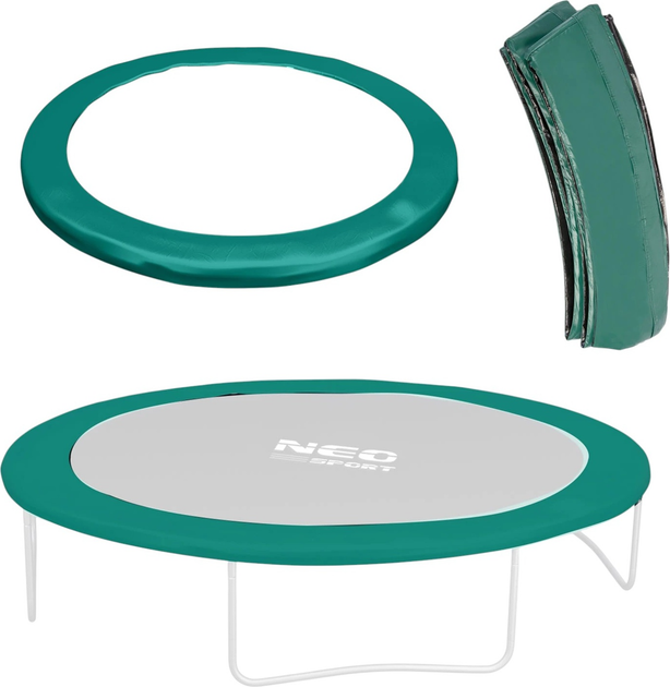 Osłona na sprężyny Neo Sport 252 cm Green (5902854517473) - obraz 3