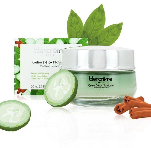 Żel-krem do twarzy Blancreme Mattifying Detox Jelly matujący 50 ml (3700614809255) - obraz 3