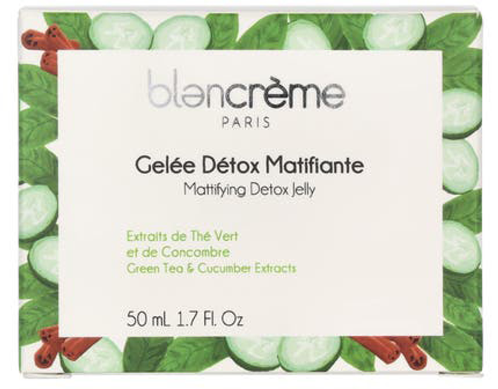 Żel-krem do twarzy Blancreme Mattifying Detox Jelly matujący 50 ml (3700614809255) - obraz 2