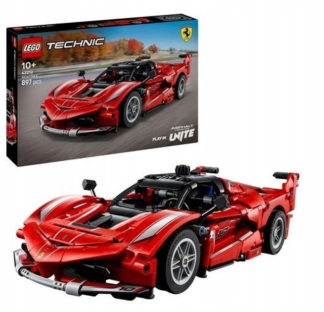 Конструктор LEGO Technic Ferrari FXX K 897 деталей 42212 (5702017816357) - зображення 2
