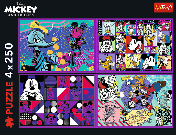 Пазли Trefl Mickey & friends Серія пригод Міккі 4x250 елементів 13308 (5900511133080) - зображення 2
