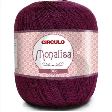 3168 MONALISA пряжа (100%акріл, 100гр. 525м. ), бордовий - Фото 1 3168 MONALISA пряжа (100%акріл, 100гр. 525м. ), бордовий - изображение 1