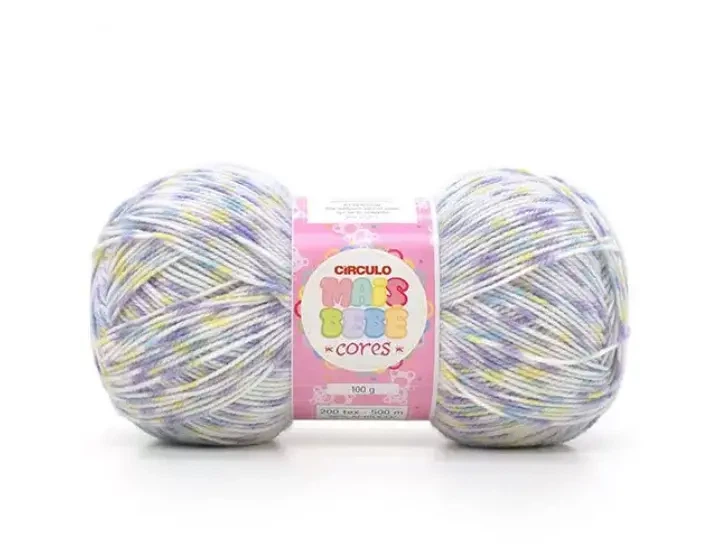 9376 MAIS BEBE CORES пряжа (100% акрил, 100гр. 500м ), різнокольоровий - Фото 1 9376 MAIS BEBE CORES пряжа (100% акрил, 100гр. 500м ), різнокольоровий - изображение 1