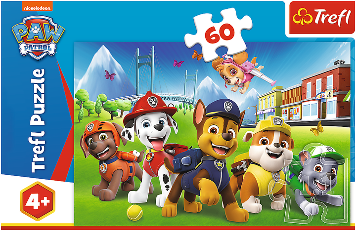 Пазл Trefl Paw Patrol Щенячий патруль на траве 60 элементов (5900511173758) - изображение 3