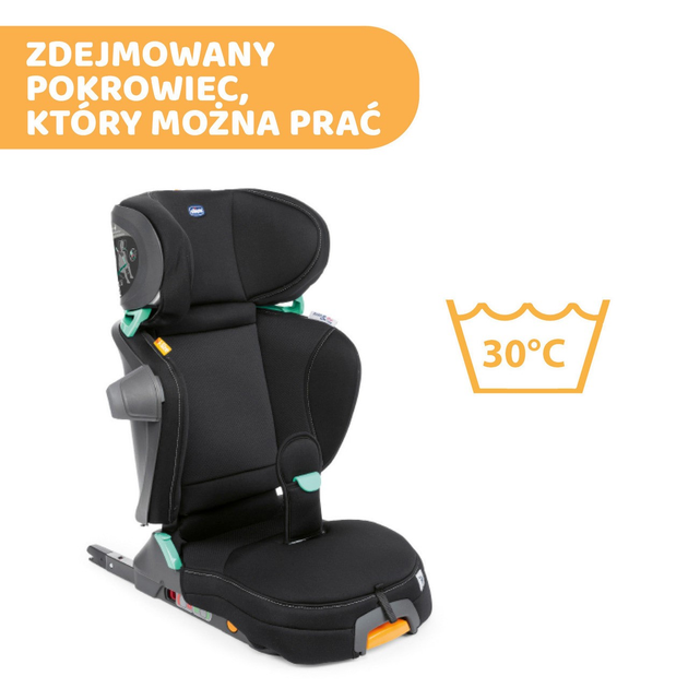 Fotelik samochodowy dla dzieci Chicco FOLD&GO I-SIZE 100-150 cm Granatowy (8058664173532) - obraz 11