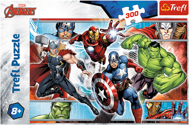 Пазл Trefl Marvel The Avengers Мстители 300 элементов (5900511230000) - изображение 3