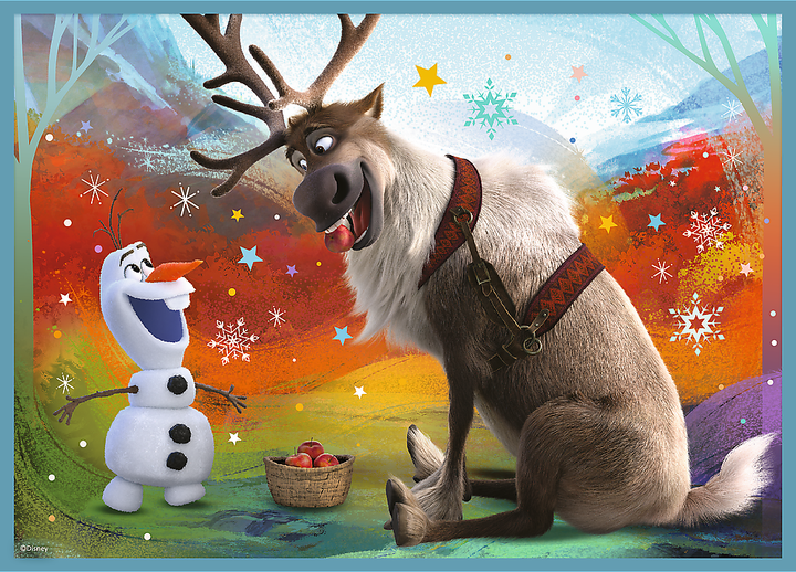 Пазлы 4 in 1 Trefl Frozen Удивительный мир Ледяного сердца 12+15+20+24 элемента (5900511343816) - изображение 3