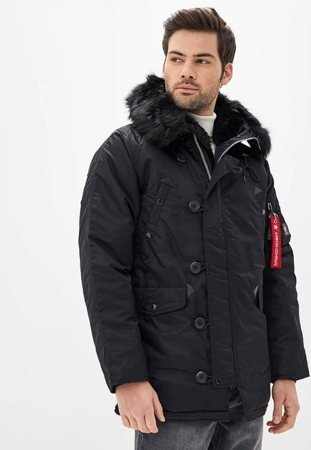 Парка Airboss Winter Parka XS Black (733447690564) - зображення 6