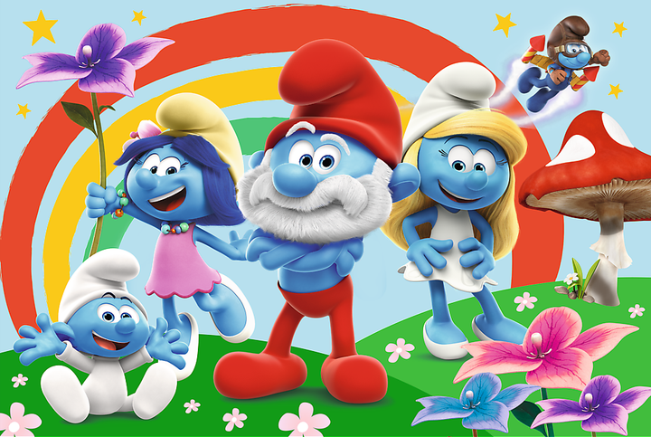 Пазл Maxi Trefl The Smurfs День смурфа 24 елемента 14374 (5900511143744) - зображення 2