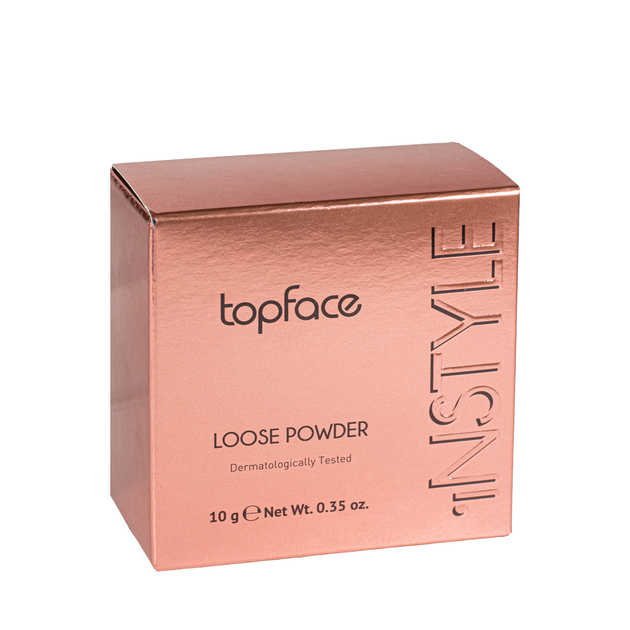 Пудра для обличчя розсипчаста topface INSTYLE Perfective Loose РТ255, 104 Пісочний беж - зображення 9