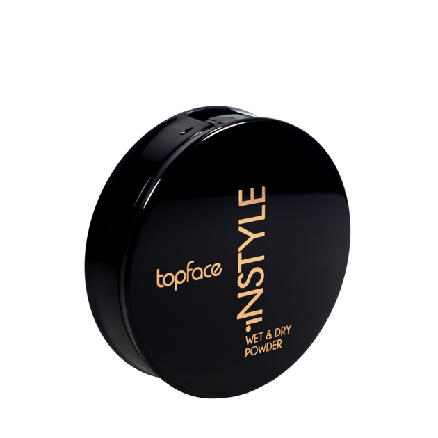 Пудра для обличчя topface Instyle Wet & Dry Powder PT261 № 02 Абрикосовий світлий - зображення 8