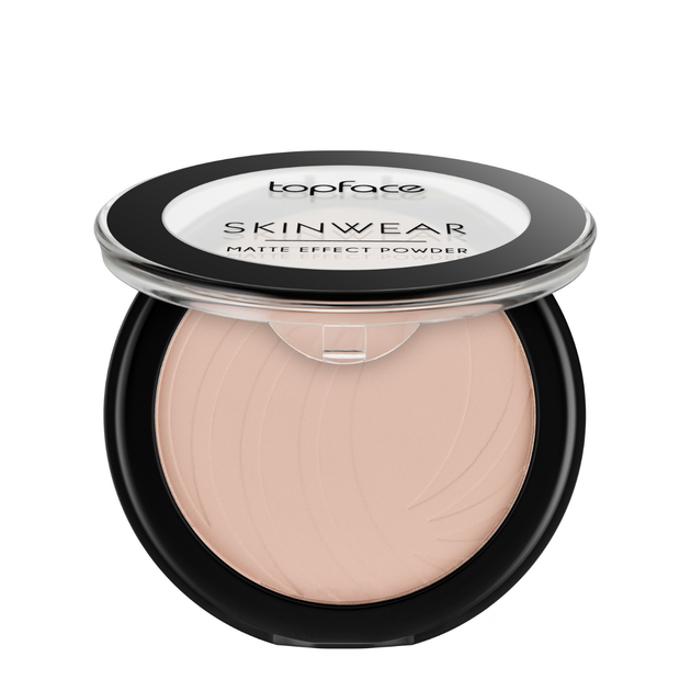 Пудра для обличчя topface Skinwear Matte Effect Powder РТ265 № 01 - Фото 4 Пудра для обличчя topface Skinwear Matte Effect Powder РТ265 № 01 - зображення 4