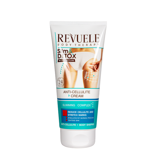 Антицеллюлитный крем для тела Revuele Slim&Detox Anti-Cellulite Cream 200 мл - Фото 4 Антицеллюлитный крем для тела Revuele Slim&Detox Anti-Cellulite Cream 200 мл - изображение 4