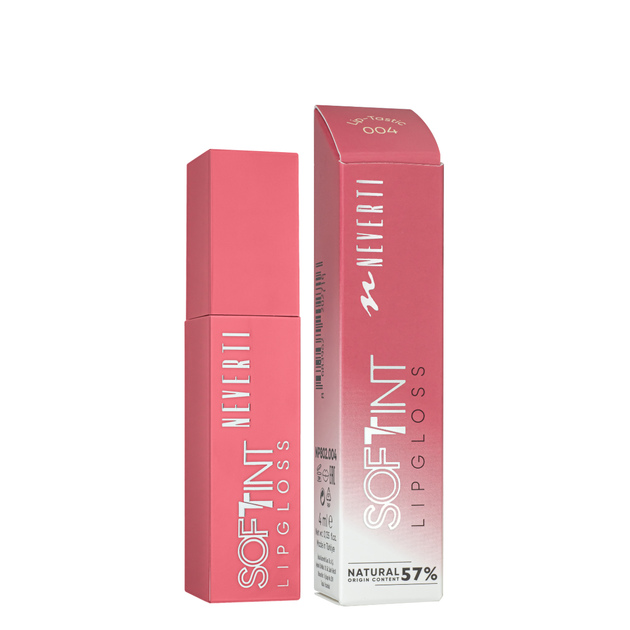 Блеск тинт для губ Neverti Soft Tint Lipgloss (NP802), 004 Светло-вишневый - Фото 1 Блеск тинт для губ Neverti Soft Tint Lipgloss (NP802), 004 Светло-вишневый - изображение 1