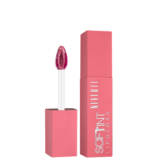 Блеск тинт для губ Neverti Soft Tint Lipgloss (NP802), 004 Светло-вишневый - Фото 2 Блеск тинт для губ Neverti Soft Tint Lipgloss (NP802), 004 Светло-вишневый - изображение 2