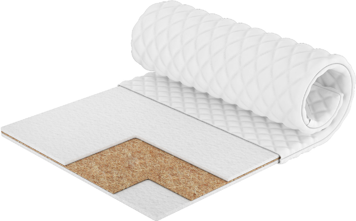 Акція на Тонкий матрац-топер Smart Mattresses Favor Cocos 80х190 см (10110180322-80190) від Rozetka