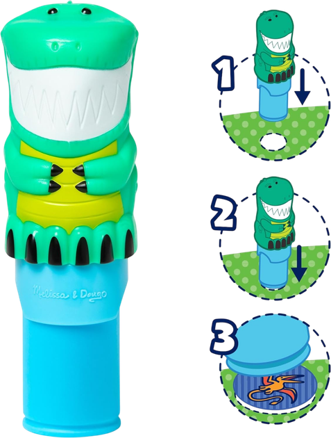 Książka z naklejkami Melissa & Doug WOW Dinozaur (681147005501) - obraz 2