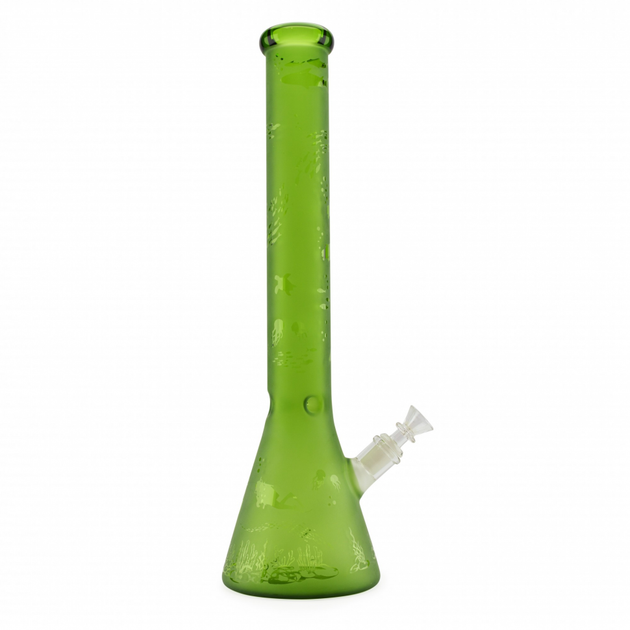 Скляний бонг High Colour Sandblast Beaker - Фото 2 Скляний бонг High Colour Sandblast Beaker - изображение 2